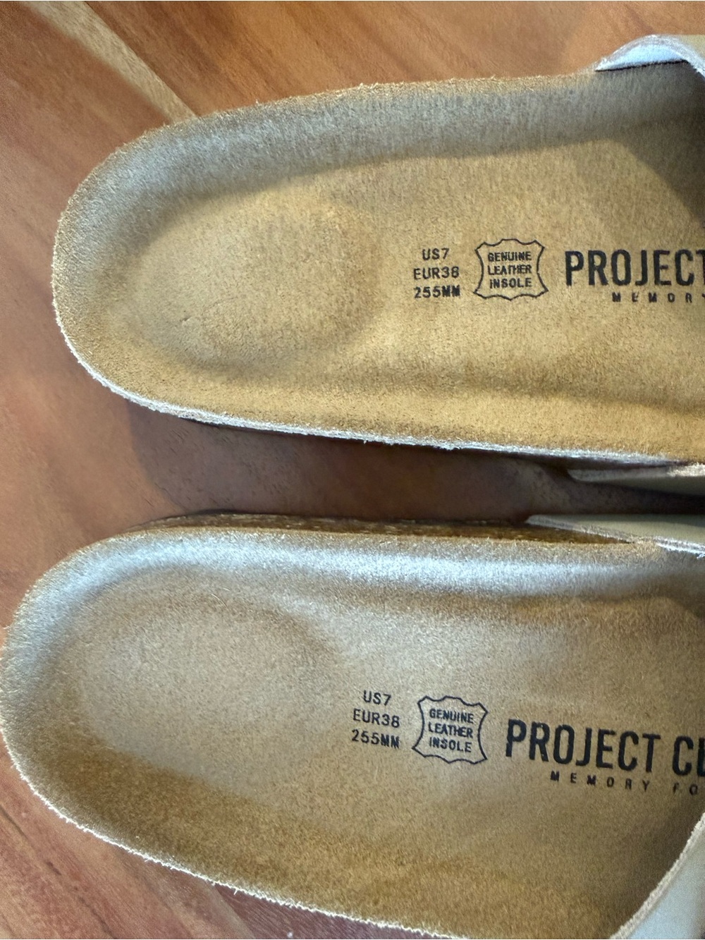 PROJECT CLOUD Buckle Slide Sandals in Taupe - Picture 9 of 11